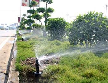 顺义白马路防护绿地灌溉工程